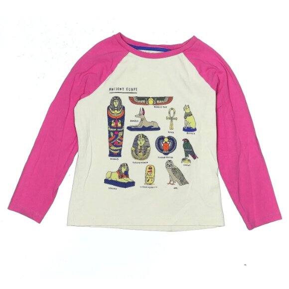 Mini Boden Other - Mini Boden Tickled Pink Ancient Egypt Raglan Long Sleeve Shirt Size 9-10Y
